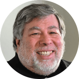 A picture of Steve Wozniak who is a co-founder of Apple.